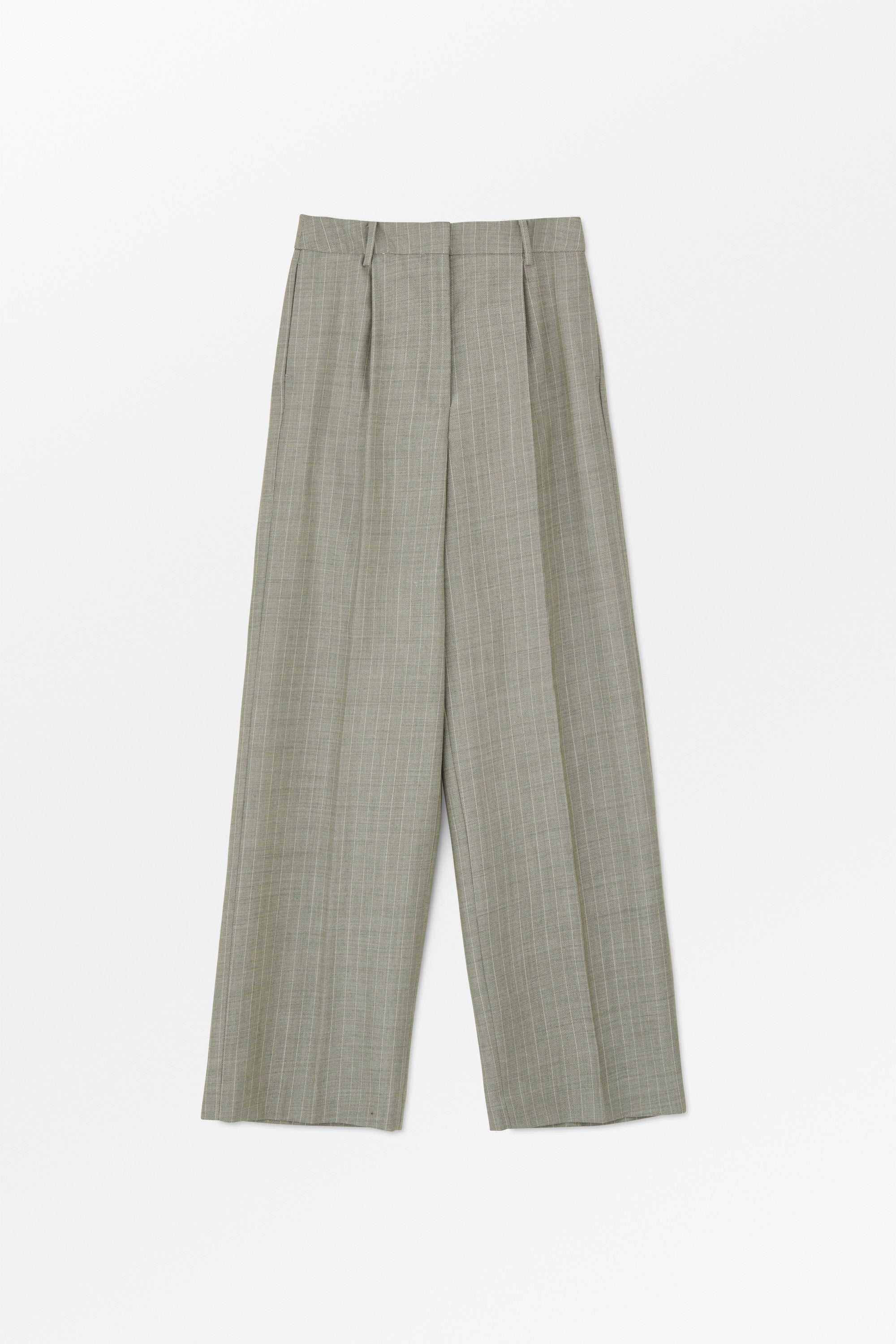 Skall Studio Thom trousers Trousers Light grey/Ecru